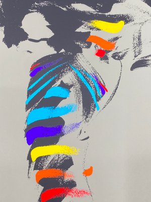 Black Dress Poster by Michel Canetti, 1980s for sale at Pamono