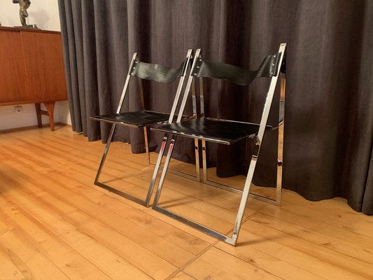 Chaises Elios attribuées à Fontoni & Geraci, Italie, 1960s, Set de