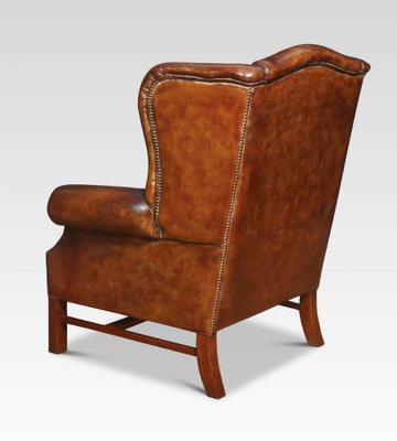 Leather wingback on sale chair gumtree