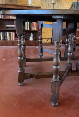 Large Gateleg Table in Oak for sale at Pamono Large Gateleg Table in Oak for sale at Pamono