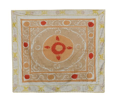 Couvre-Lit Ouzbek Suzani avec Broderie en vente sur