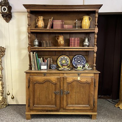 Antique kitchen buffet sale hutch