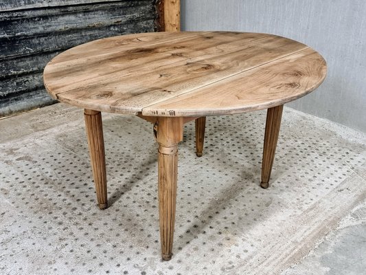 Antique French Dropleaf Dining Table 1890s for sale at Pamono
