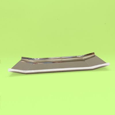 Plateau Enzo Mari Pour Zani & Zani – Acier Inoxydable, Design Moderniste Italien