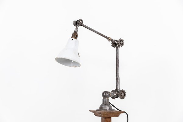Cogged Machinist Wall Lamp by Dugdills for sale at Pamono