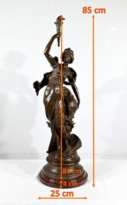 A. Moreau, La Science, 1890s, Regula for sale at Pamono