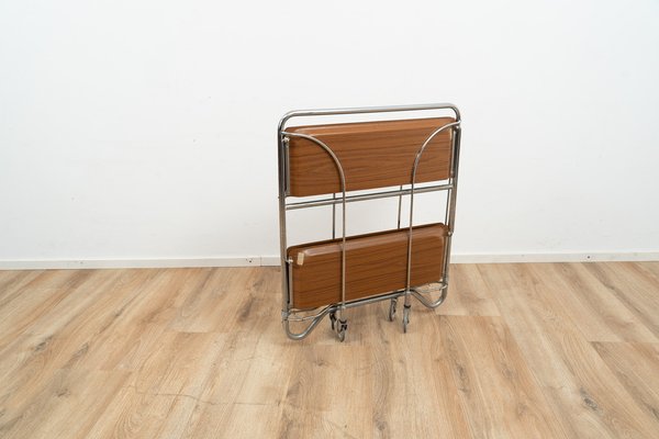 Foldable Serving Trolley by Bremshey & Co., 1960s for sale at Pamono