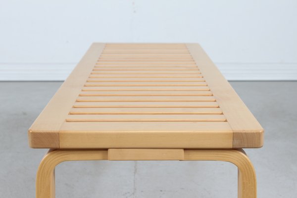 Vintage Birch Bench Model 153a by Alvar Alto for Artek, Finland  