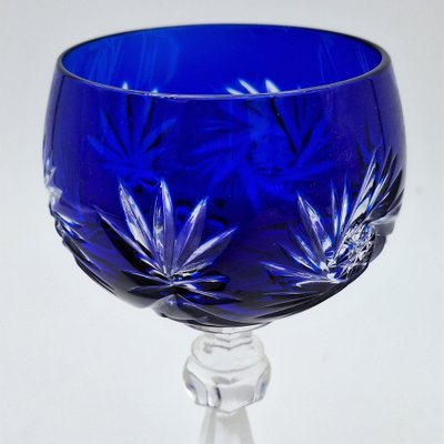 Lead Crystal Wine Glasses from Annahtte, 1950s, Set of 2 for sale at Pamono