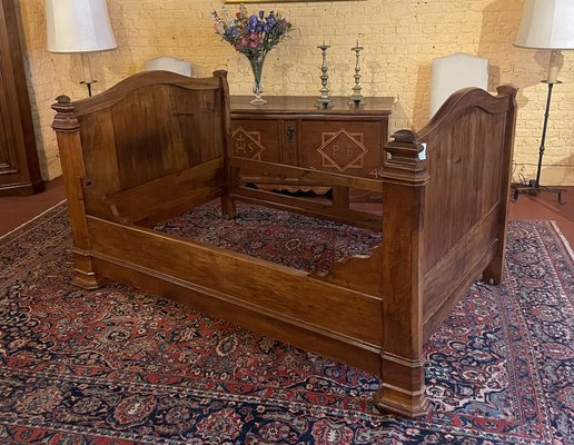 Tête De Lit Style Louis Philippe En Bois Massif – 140x200 Cm – Occasion Parfaite Pour Chambre Cosy