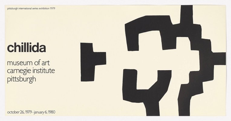 Eduardo Chillida, Póster del Museo de Pittsburgh, Litografía