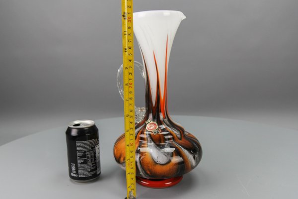 Italian Opaline Florence Glass Vase by Vetreria Barbieri, 1970s