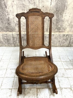 Cane bottom rocking chair hotsell