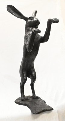 Scultura Da Giardino In Bronzo A Forma Di Coniglio Da Esterno Dal Fornitore Cinese