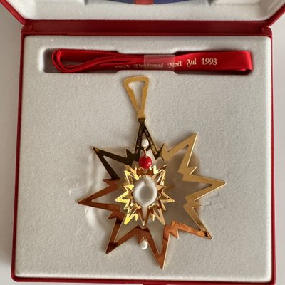 Weihnachtsstern Ornament von Georg Jensen, 1993