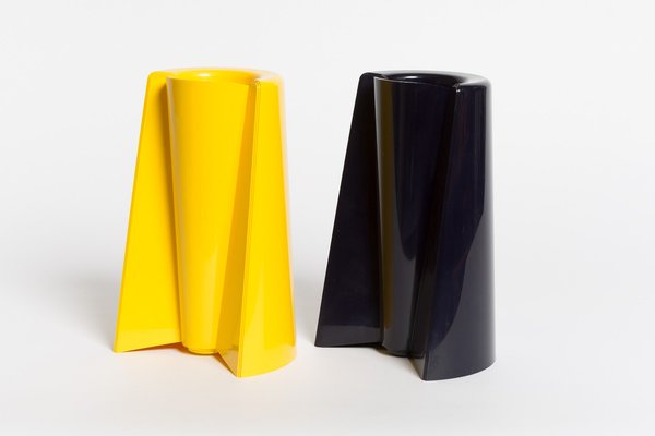 Vintage Pago Pago Vases by Enzo Mari for Danese Milano, 1970s, Set
