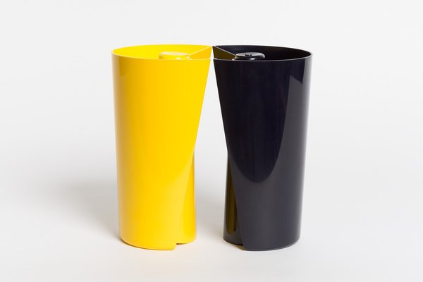 Vintage Pago Pago Vases by Enzo Mari for Danese Milano, 1970s, Set