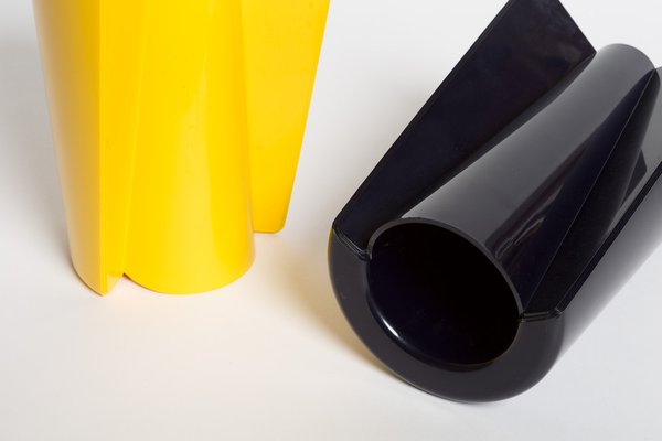 Vintage Pago Pago Vases by Enzo Mari for Danese Milano, 1970s, Set