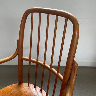 Bentwood Armchair Model A63-F by Josef Frank for Thonet, Austria