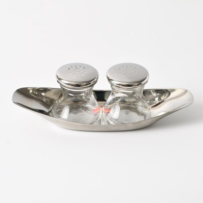 Vintage Salt and Pepper Shaker Set by Wilhelm Wagenfeld for WMF