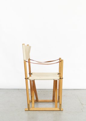 【tk】Mogens Koch Folding Chair Mk-16 Folding Chair by Mogens Koch for Rud Rasmussen, 1970s for