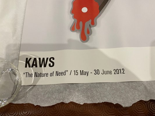 The Nature of Need Galerie Perrotin Poster by Kaws, 2012 for