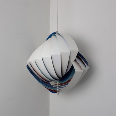 Danish Konkylie Pendant Lamp attributed to Louis Weisdorf for Lyfa