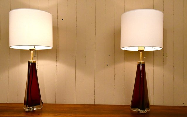 Art glass lamps for sale deals