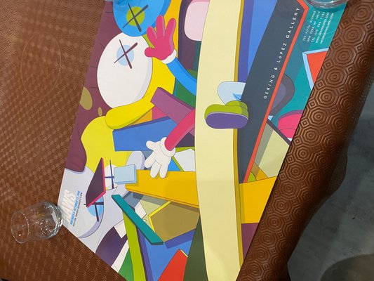 Gering & Lopez Gallery Exhibition Poster by Kaws, New York Gering & Lopez Gallery Exhibition Poster by Kaws, New York