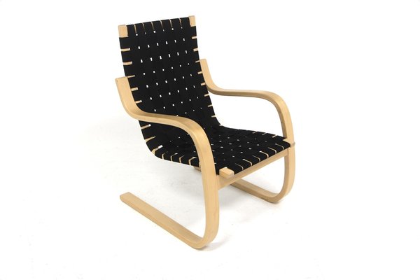 Scandinavian Model 406 Chair by Alvar Aalto for Artek, 2000 Scandinavian Model 406 Chair by Alvar Aalto for Artek, 2000