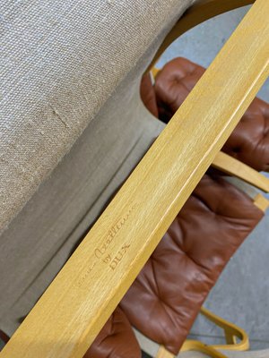Pernilla 69 Lounge Chair with Ottoman by Bruno Mathsson for Pernilla 69 Lounge Chair with Ottoman by Bruno Mathsson for