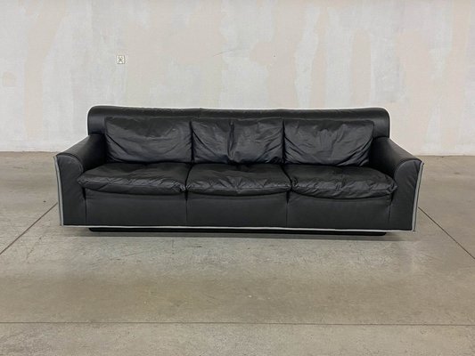 Heli Leather Sofa by Otto Zapf for Knoll, 1980s for sale at Pamono