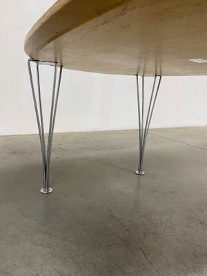 Superellipse Table by Bruno Mathsson and Piet Hein for Fritz
