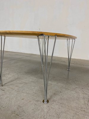 Early 'Super Ellipse' Dining Table by Piet Hein for Bruno
