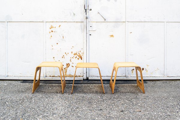 Wooden Stool by Lisa Norinder for Ikea, 1990s for sale at Pamono