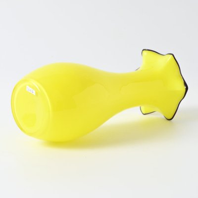 Tango Vase in Yellow Glass by Franz Welz, 1920s for sale at Pamono
