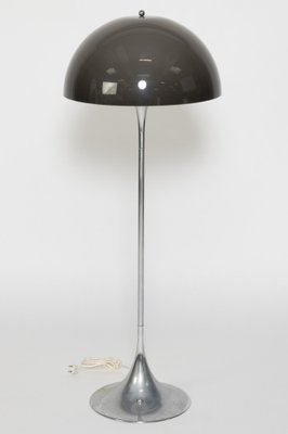 Vintage Silver Panthella Floor Lamp by Verner Panton for Louis Poulsen