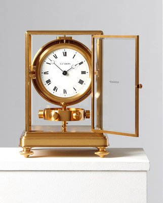 P*t様 Jaeger-leCoultre Atmos機械式置時計 ゴールド Atmos Clock by Jaeger Lecoultre, 1978 for sale at Pamono