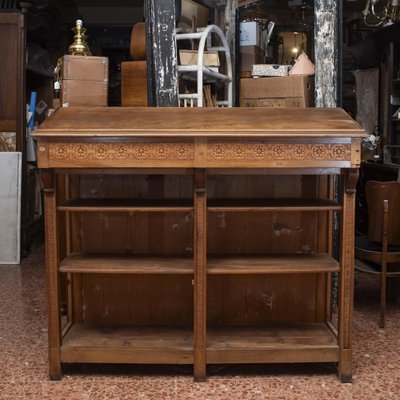 Art Nouveau Sideboard Bookcase with Flap-Openable Lectern Art Nouveau Sideboard Bookcase with Flap-Openable Lectern