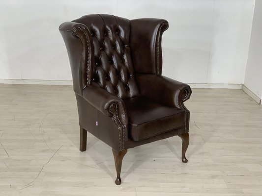 Chesterfield Chair in Dark Brown for sale at Pamono