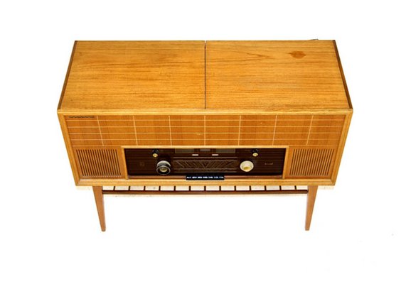 Type F6S 04AR Radio Cabinet from Philips, 1950s for sale at