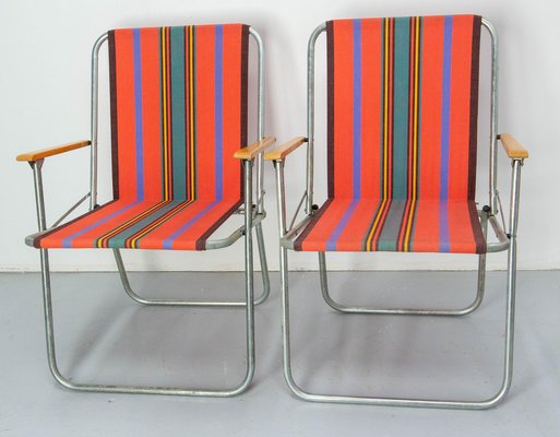 Vintage folding camp chair sale