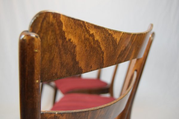 Mesa de comedor de teca con cuatro sillas, años 60 Mesa de comedor de teca con cuatro sillas, años 60