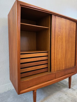 Mid-Century Teak Highboard by Axel Christensen for Aco