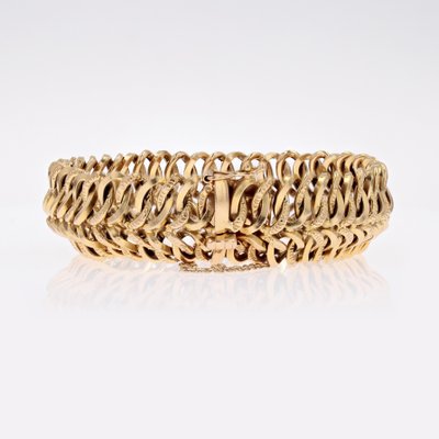 【美品】1960s FRENCH VINTAGE BRACELET Vintage French 18k Yellow Gold Bracelet Circa 1960 | eBay