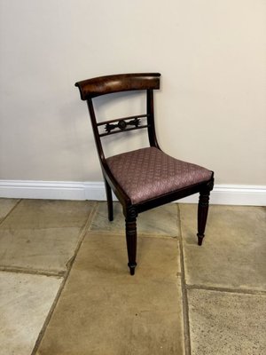 Antique Regency Rosewood Dining Chairs 1825 Set of 6 for sale at Pamono
