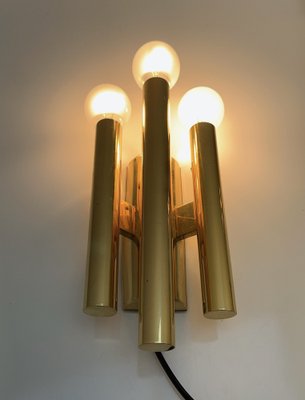 Mid-Century Wall Lamps in the style of Gaetano Sciolari, 1970s