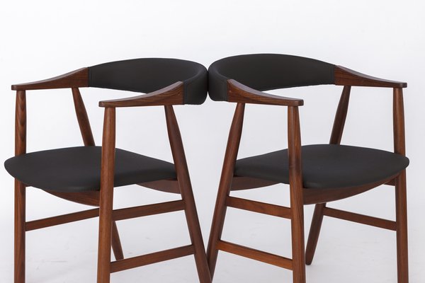 Vintage Model 213 Chairs by Thomas Harlev for Farstrup, 1960s, Set