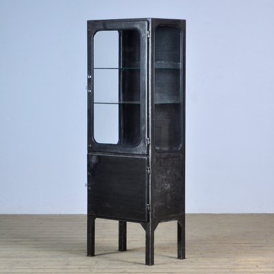 Polished Metal Medical Cabinet, 1970s for sale at Pamono
