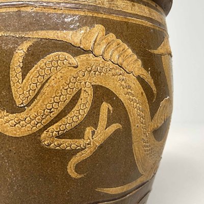 Traditional Water Pot Dragon from Ryū Mizubachi, Japan, 1920s for